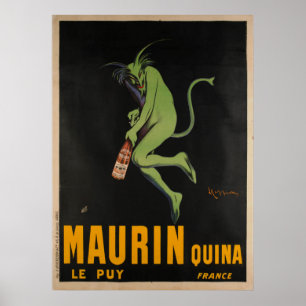 Poster Maurin Quina Cappiello Absinthe Apertif Vintage