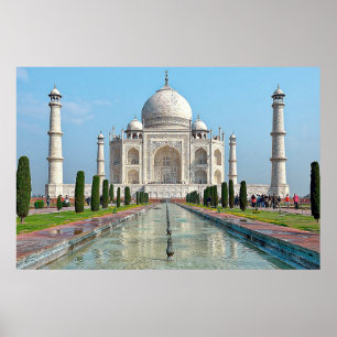 Poster mausolée du taj mahal Inde