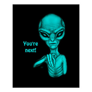 Poster Mauvais Alien, Tu es le prochain !