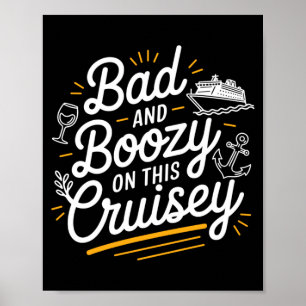 Poster Mauvais Garçon Ivre Dans Ce Voyage De Croisière Dr