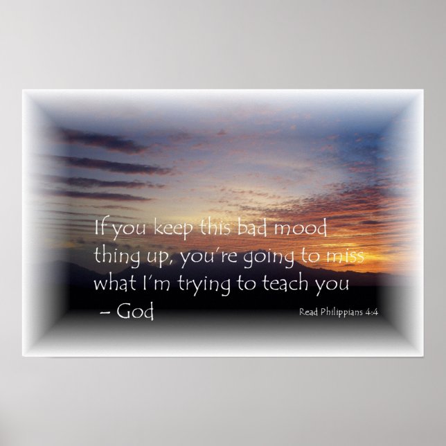 Poster Mauvaise humeur (Devant)