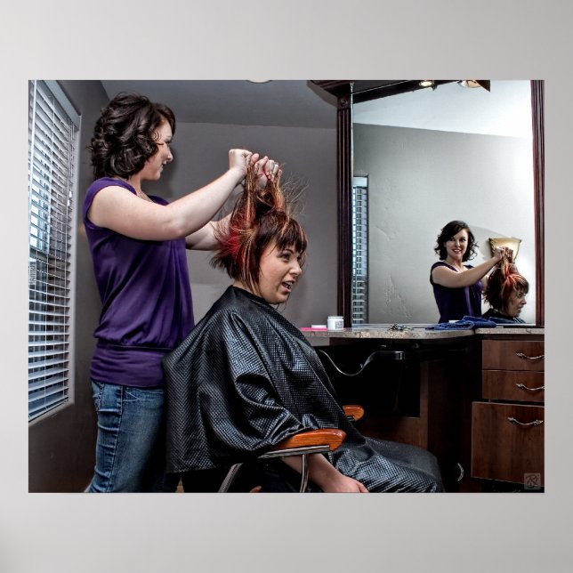 Poster Mauvaise journée des cheveux (Devant)