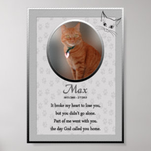 Poster Max - Cat Memorial