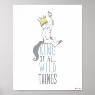 Poster Max   Le Roi de toutes les choses sauvages - Bleu