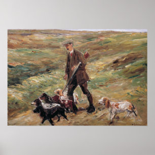 Poster Max Liebermann Hunter dans les dunes