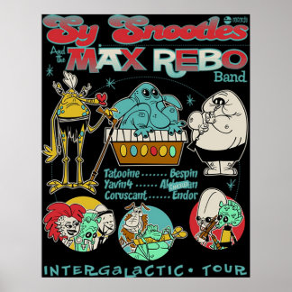 Poster Max Rebo Band TShirt