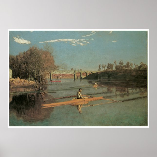 Poster Max Schmitt en une seule âme, 1871 Thomas Moran (Devant)