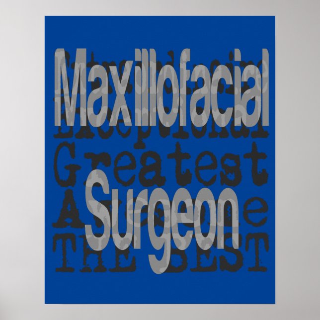 Poster Maxillofacial surgeon (Devant)