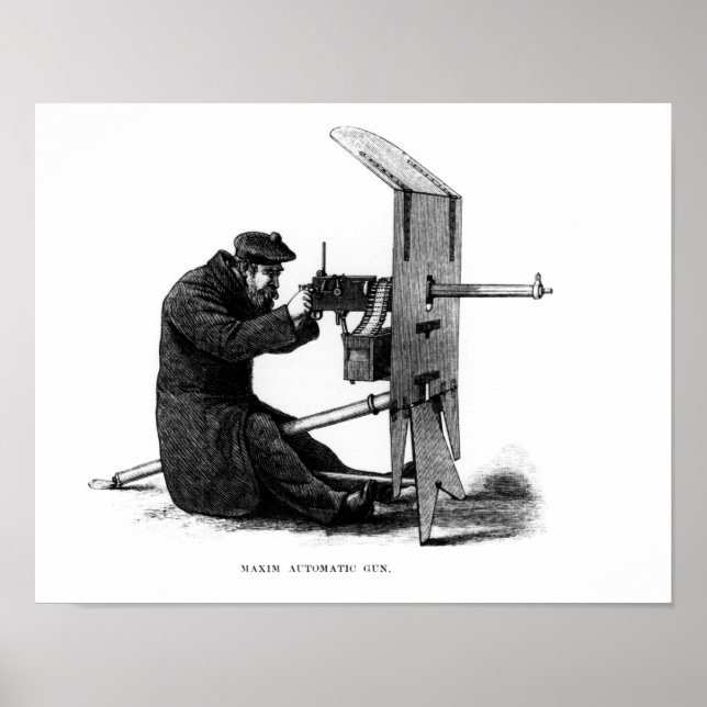 Poster Maxim Automatic Gun (Devant)