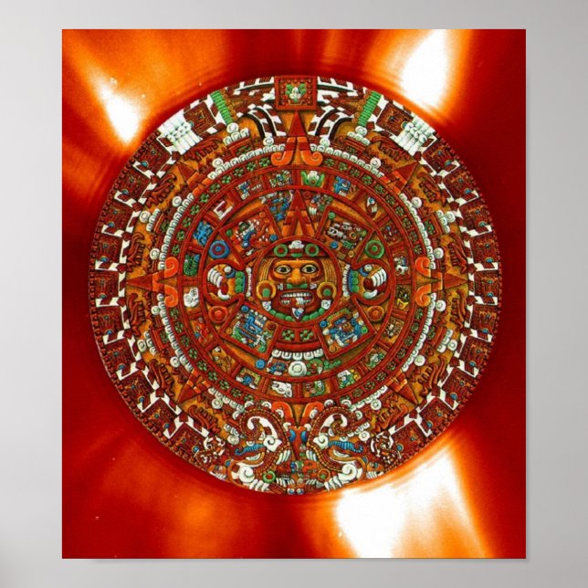 Poster-maya aztec calendar poster (Front)