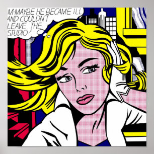 Poster Maybe par Roy Lichtenstein