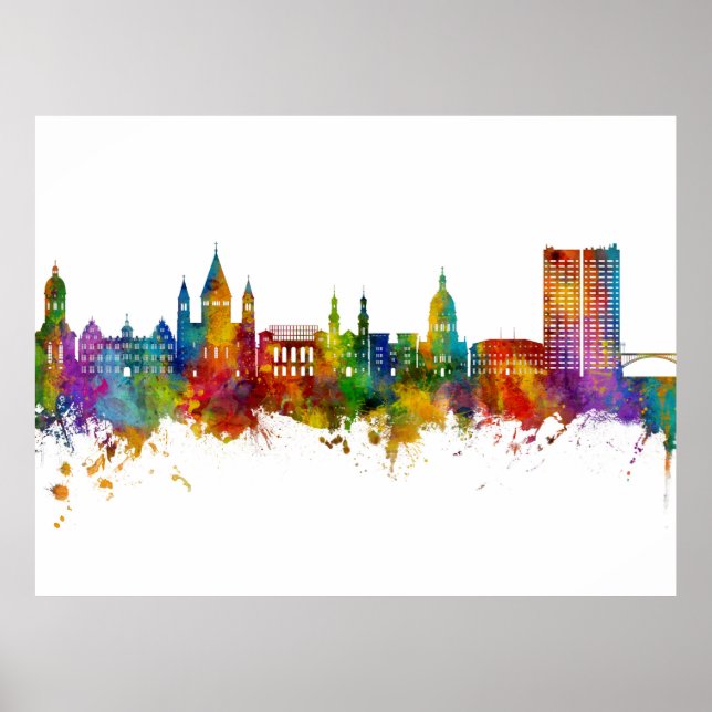 Poster Mayence Germany (Devant)