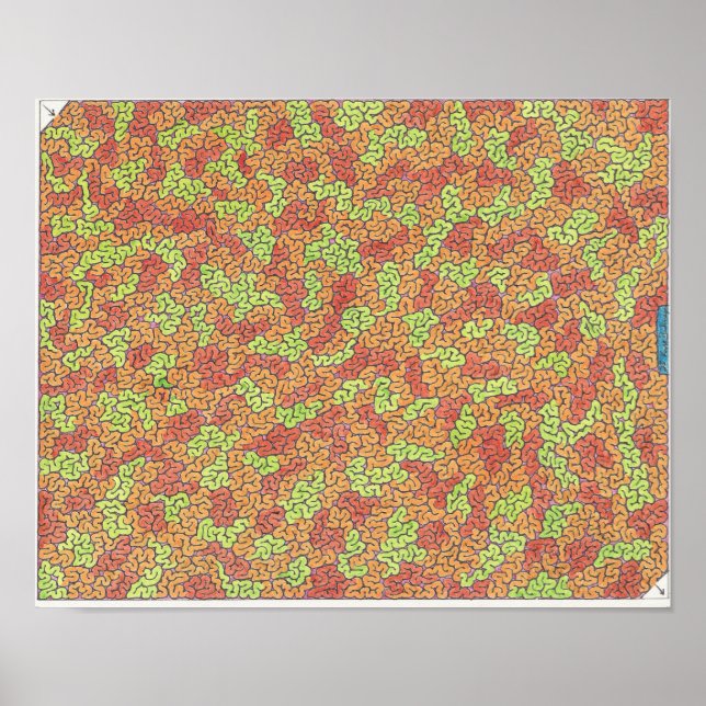 Poster Maze de mélange (Devant)
