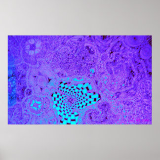 Poster Maze violet Vortex