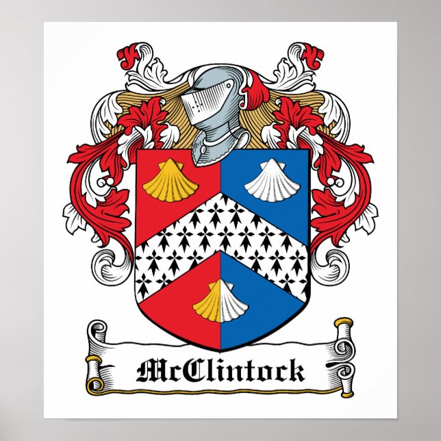 Poster McClintock Family Crest (Devant)