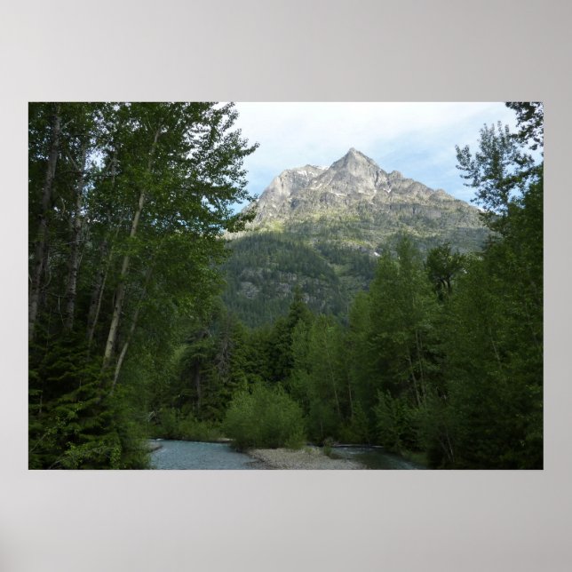 Poster McDonald Creek au parc national des Glaciers (Devant)