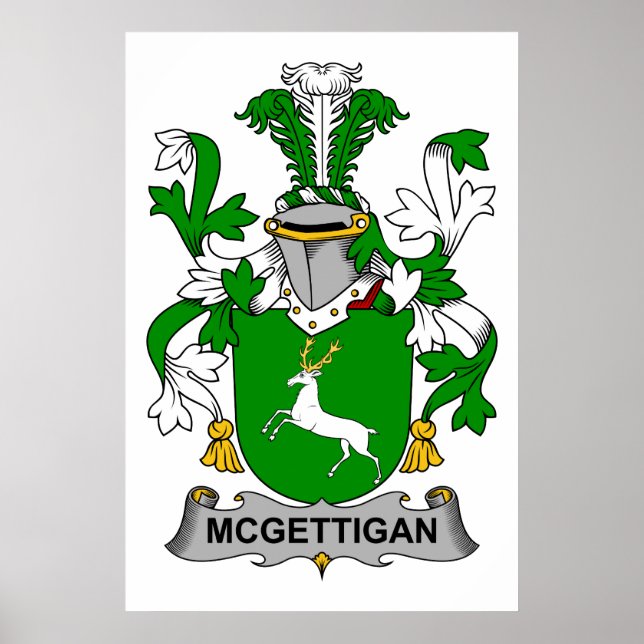 Poster McGettigan Family Crest (Devant)