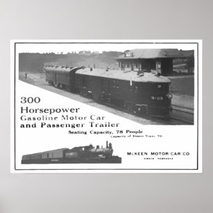 Poster McKeen 300 HP Gasoline Motor Car