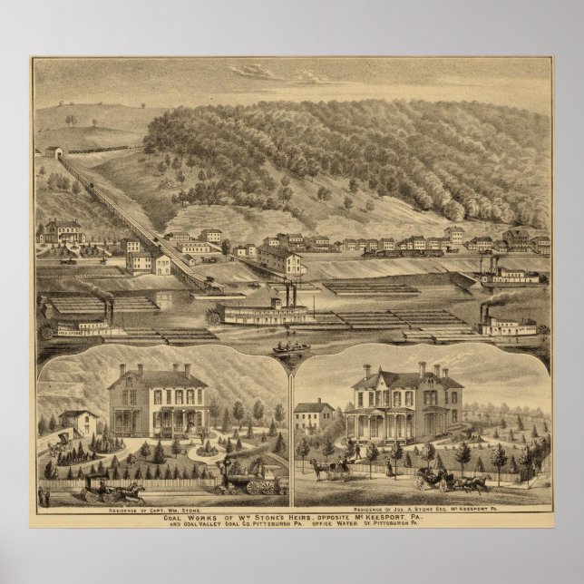 Poster McKeesport Pennsylvanie (Devant)