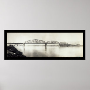 Poster McKinley Bridge MO Photo 1910