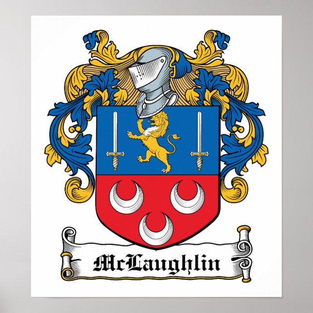 Poster McLaughlin Family Crest (Devant)