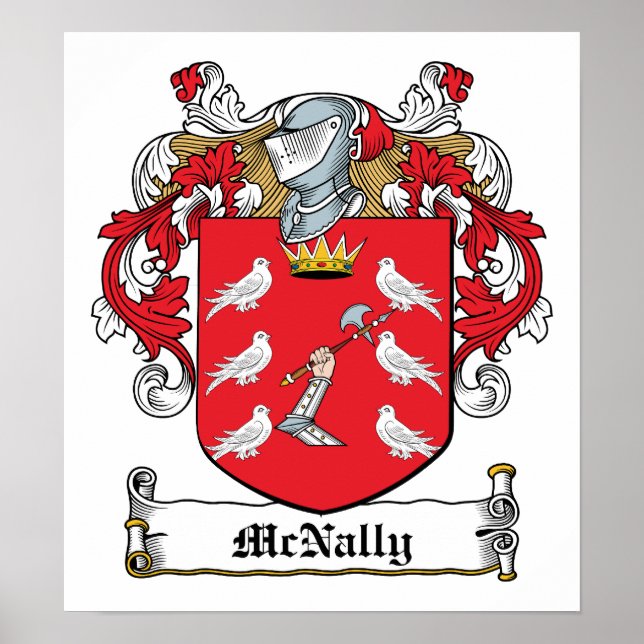 Poster McNally Family Crest (Devant)