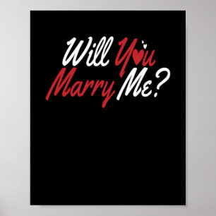 Poster Me marieras-tu Mariage ?