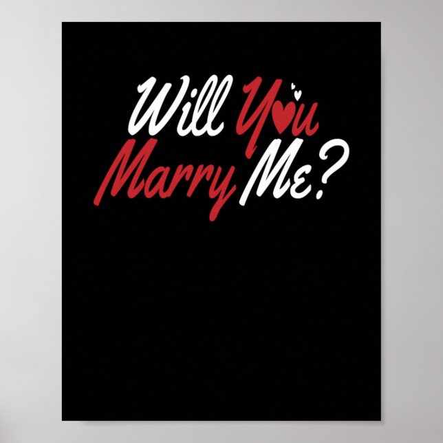 Poster Me marieras-tu Mariage ? (Devant)