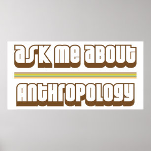Poster Me questionner sur l'anthropologie