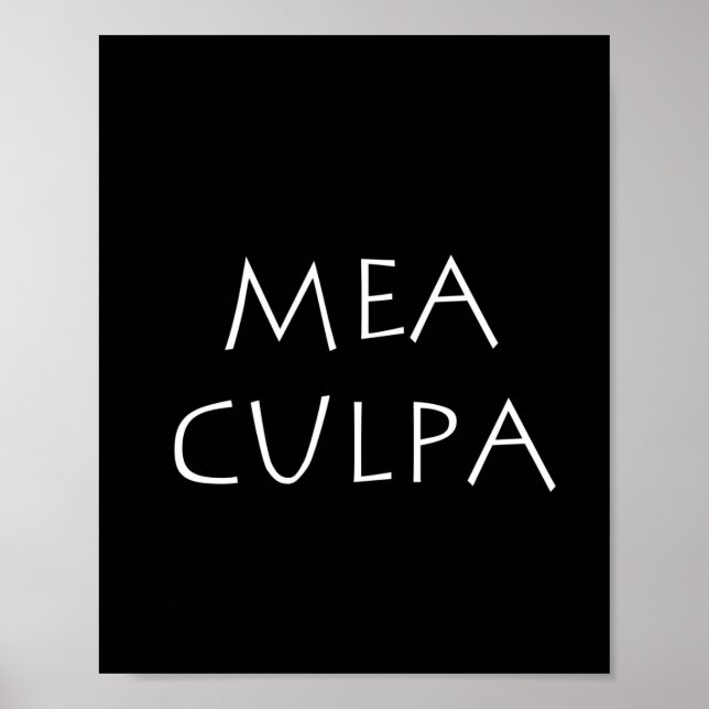 Poster Mea culpa (Devant)