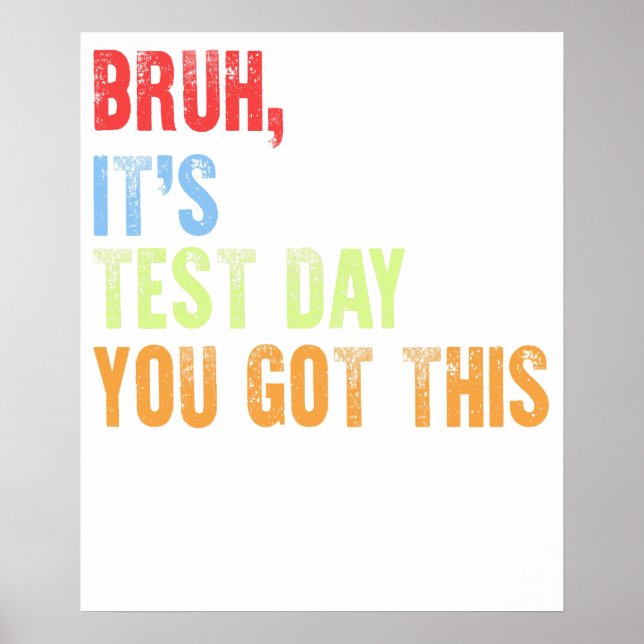 Poster mec c'est jour de test (Devant)