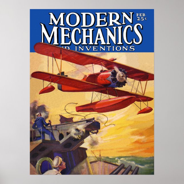 Poster Mécanique et inventions modernes (Devant)