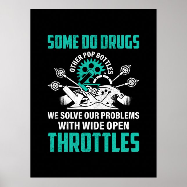 Poster Mécanique Nous Résolvons Nos Problèmes (Devant)