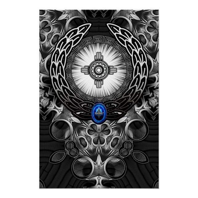 Poster MechTron One Art Abstrait (Devant)