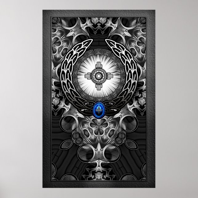 Poster MechTron One Art Abstrait (Devant)