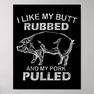 Poster Mecs J'aime Que Mon Cul Soit Frottié Et Mon Porc T