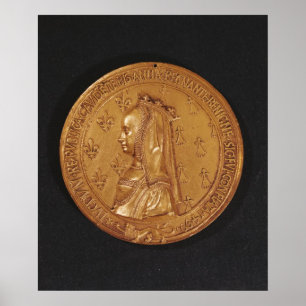 Poster Médaille dépeignant Anne de la Bretagne