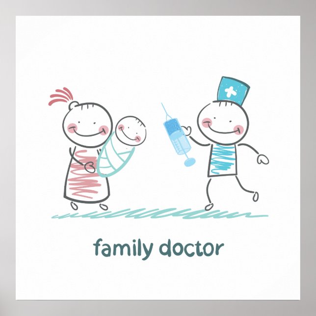 Poster Médecin de famille (Devant)
