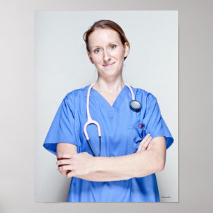 Poster Médecin féminin 2