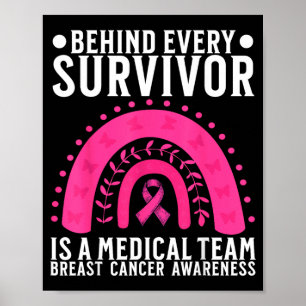 Poster Médecins en soutien à la sensibilisation au cancer