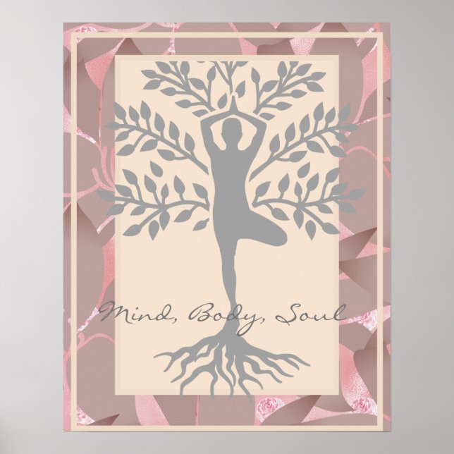 Poster Méditation de l'âme du corps mental (Devant)