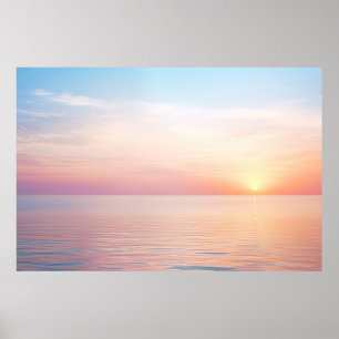 Poster Méditation du paysage marin Serene Tranquille