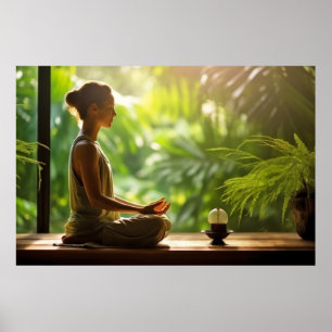 Poster Méditation Nature paisible