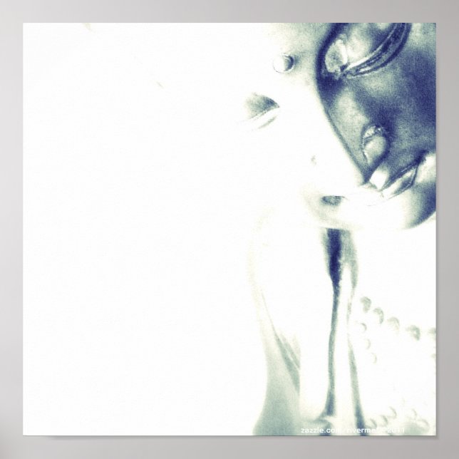 Poster Méditer Bouddha—Lumière de sérénité (Devant)