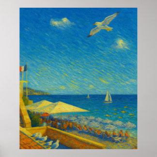 Poster #MediterraneanArt #Cityscape #UrbanArt #TravelPost