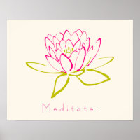 Méditez. Fleur Lotus