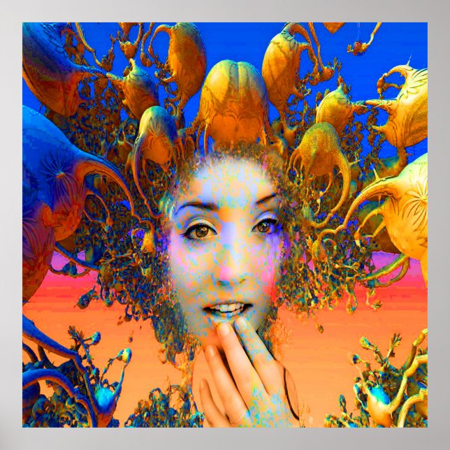 Poster Medusa biologique (Devant)