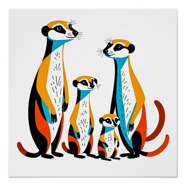 Poster Meerkats (Devant)