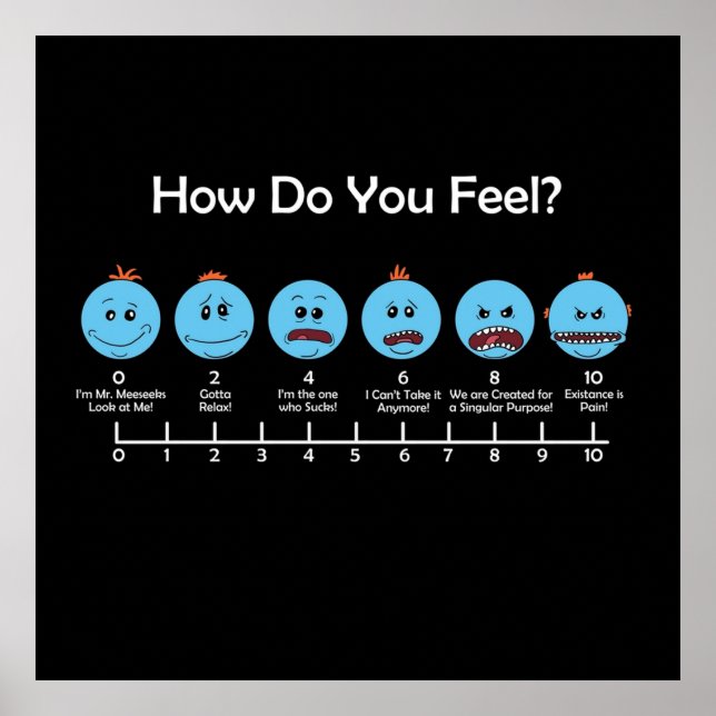 Poster Meeseeks (Devant)