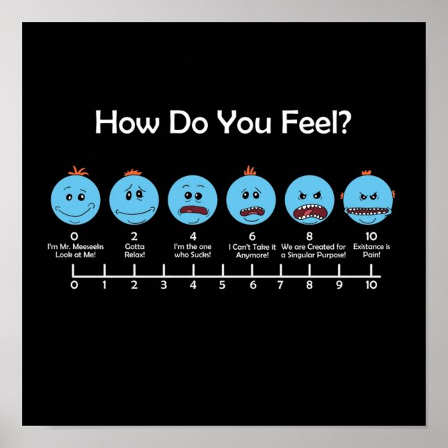 Poster Meeseeks (Devant)